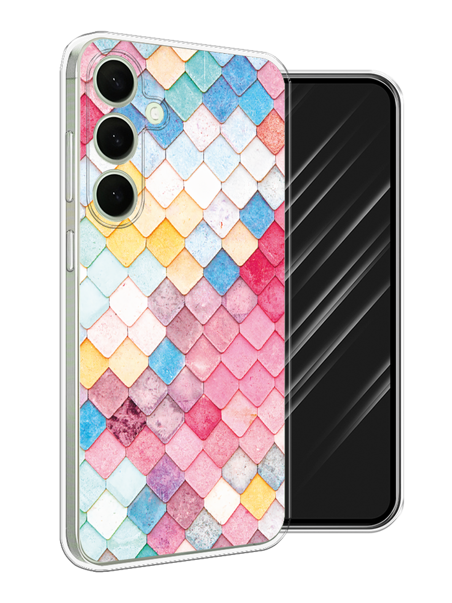 

Чехол Awog на Samsung Galaxy S25 Plus "Нежные ромбики", Красный, 2110450-1