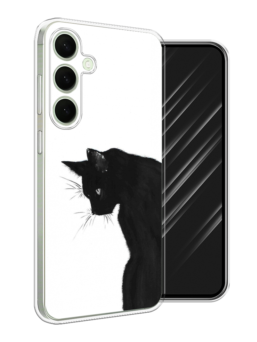 

Чехол Awog на Samsung Galaxy S25 Plus "Black cat", Черный;белый, 2110450-1