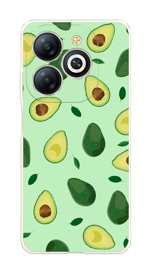 

Чехол на Infinix Smart 8 Plus "Blue avocado", Коричневый;зеленый, 3105550-1