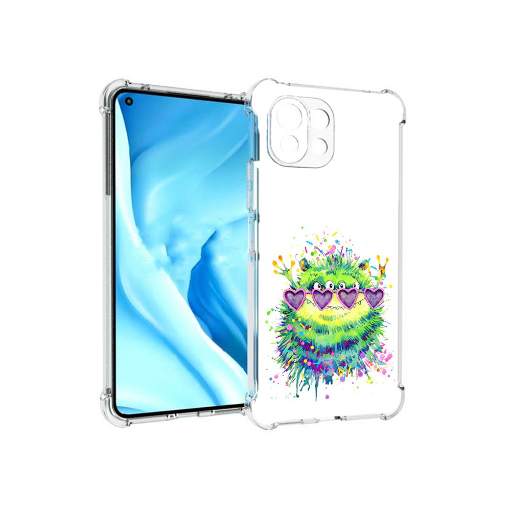 

Чехол MyPads Tocco для Xiaomi Mi 11 Lite Пушистый персонаж (PT159462.256.142), Прозрачный, Tocco