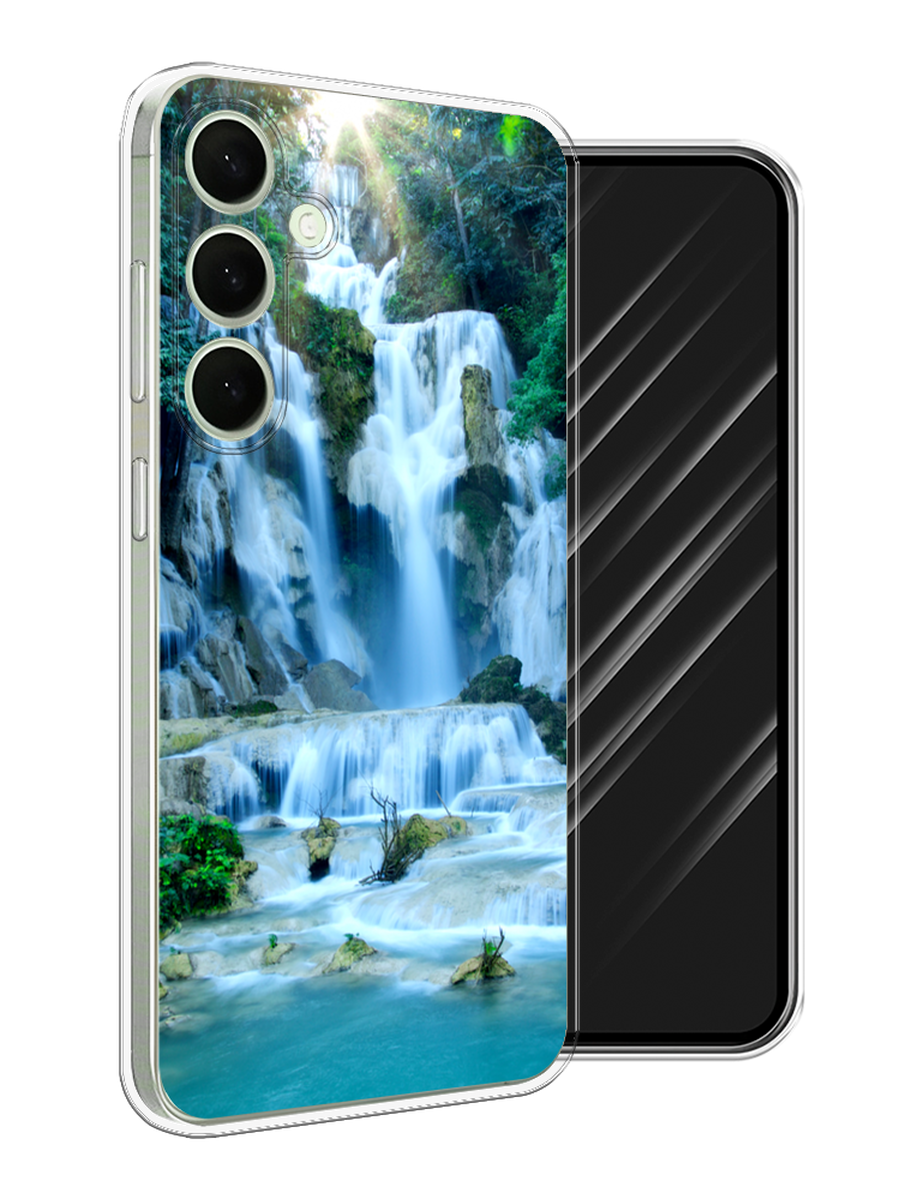 

Чехол Awog на Samsung Galaxy S25 Plus "Водопад 8", Голубой;зеленый, 2110450-1