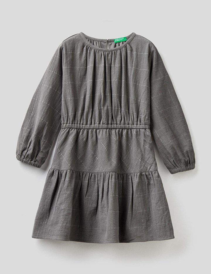 

Платье детское United Colors of Benetton 21A_46KT5VGL0_901 мультиколор р.M, 21A_46KT5VGL0_901