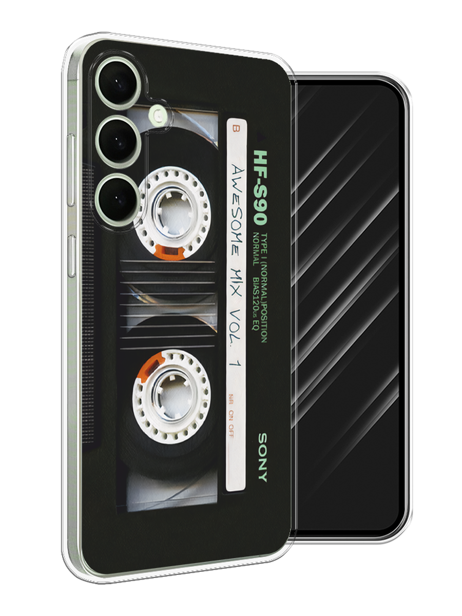 

Чехол Awog на Samsung Galaxy S25 Plus "Кассета", Черный, 2110450-1