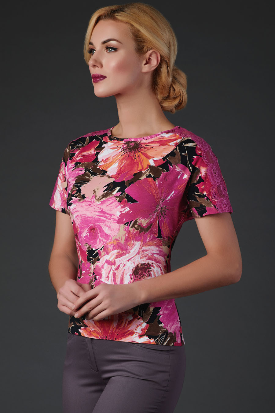 

Блуза женская Арт-Деко L-1153 розовая 44 RU, Розовый, L-1153