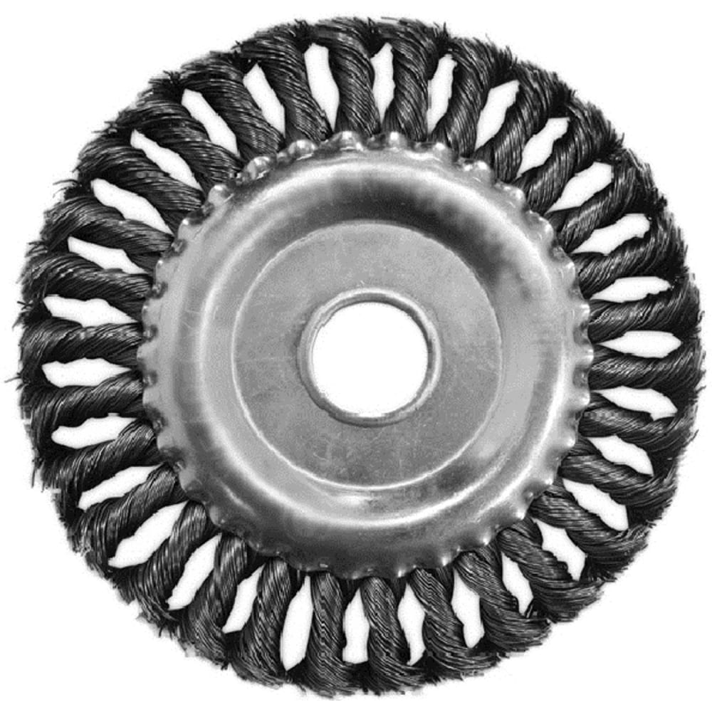Щетка крацовка дисковая витая (175 мм; 22.2 мм) Biber 70984 тов-076230