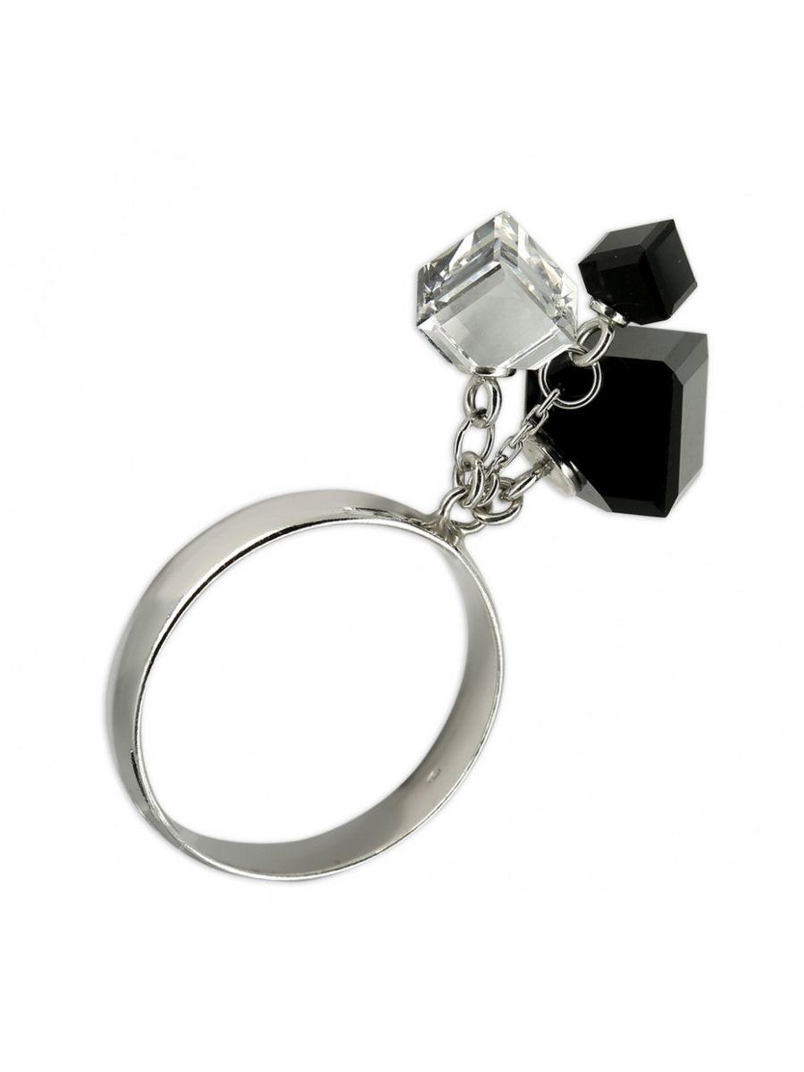 Кольцо из серебра р. 19 L-Silver 101-KO-657220, кристалл ювелирный