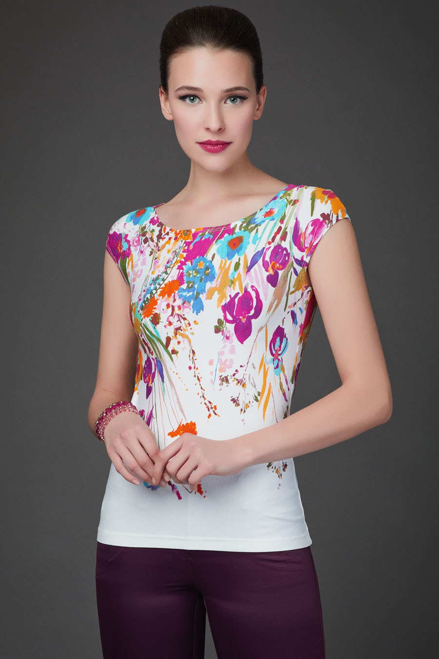 

Блуза женская Арт-Деко L-1155 белая 56 RU, Белый, L-1155