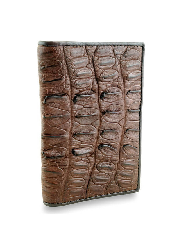 

Обложка для паспорта мужская Exotic Leather kk-338 коричневая, Коричневый, kk-338