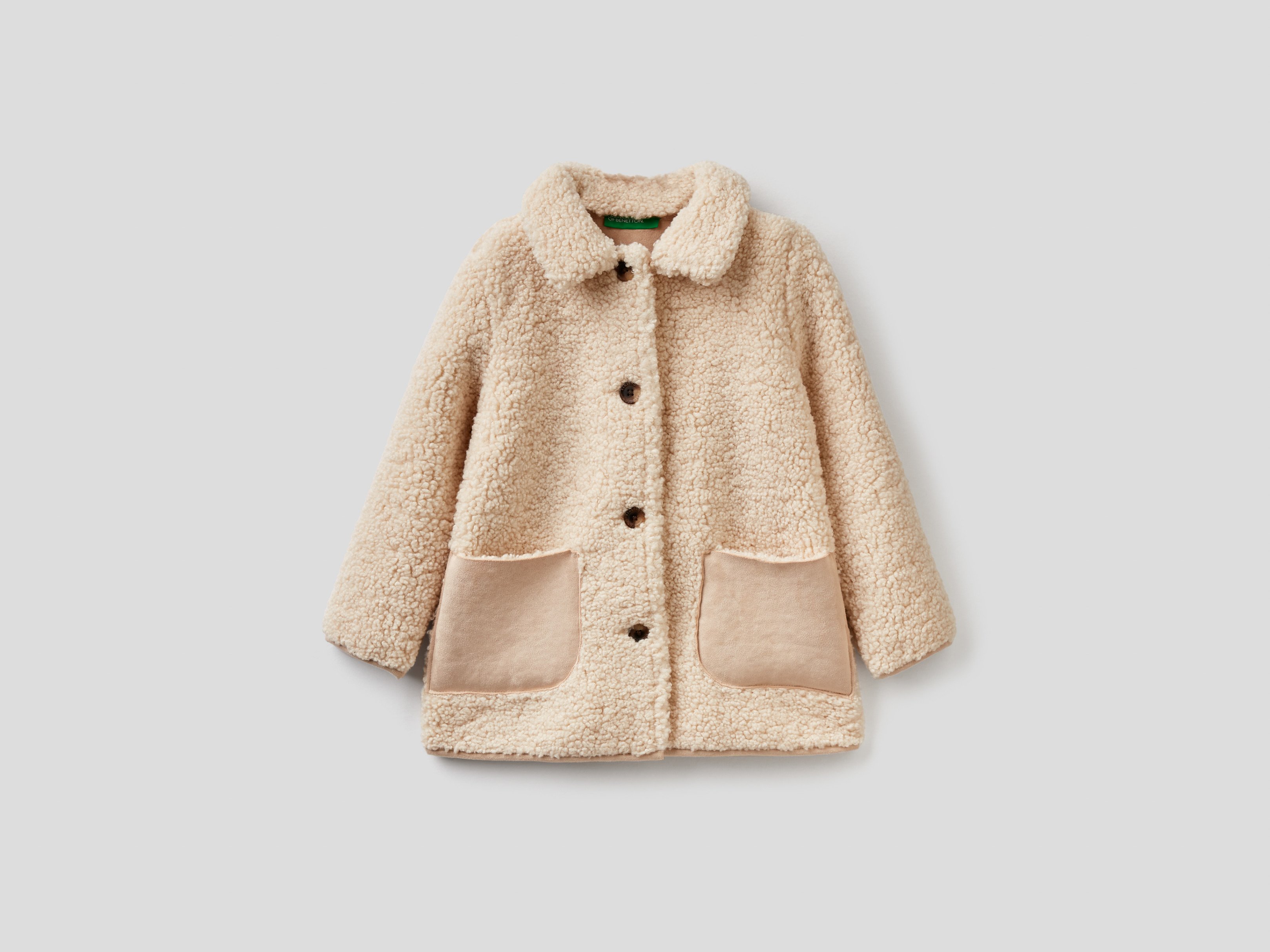 

Пальто детское United Colors of Benetton 21A_2HUP5K0D0_901 бежевый р.M, 21A_2HUP5K0D0_901