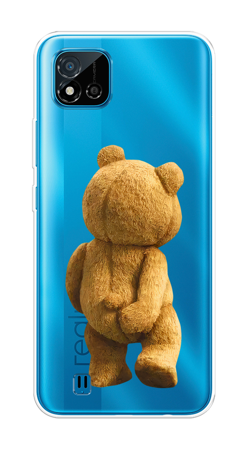 

Чехол на Oppo Realme C11 (2021) "Медвежья спина", Коричневый;прозрачный, 257550-1