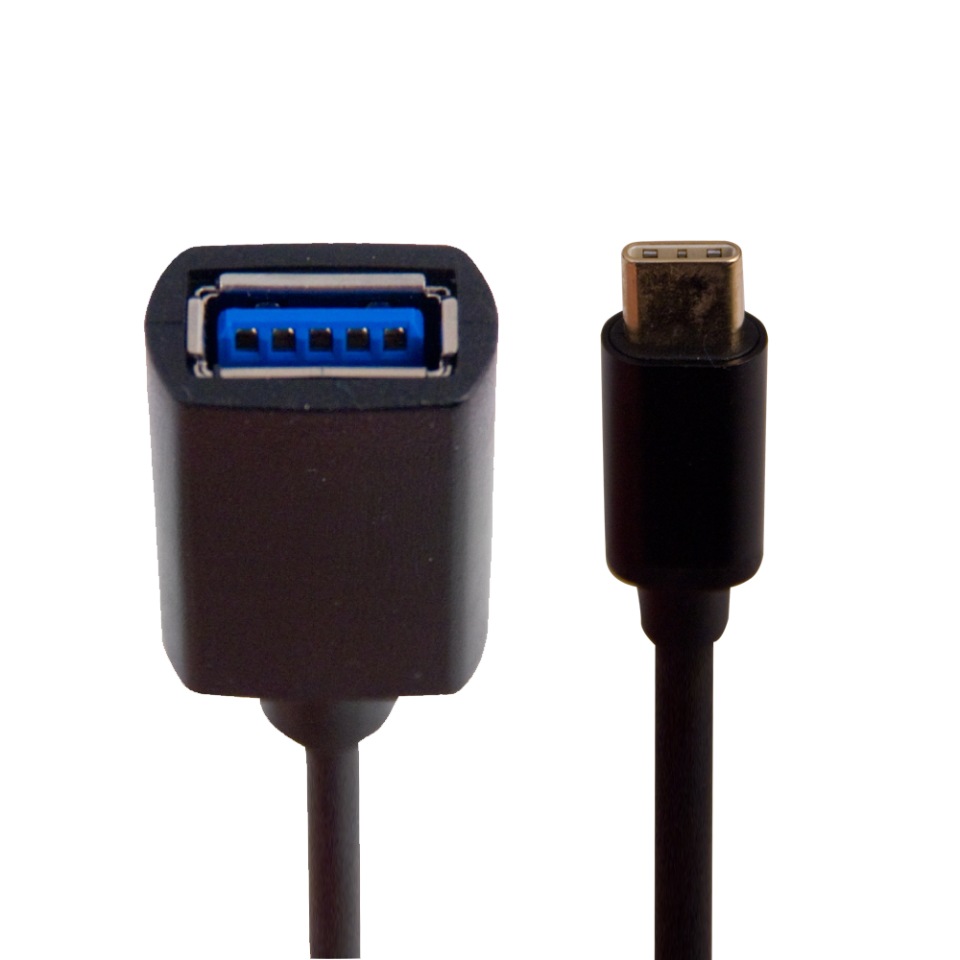 Адаптер USB Type C Male to USB 3.0 Female OTG кабель,длина  0,2 метра/Belsis/BW8907