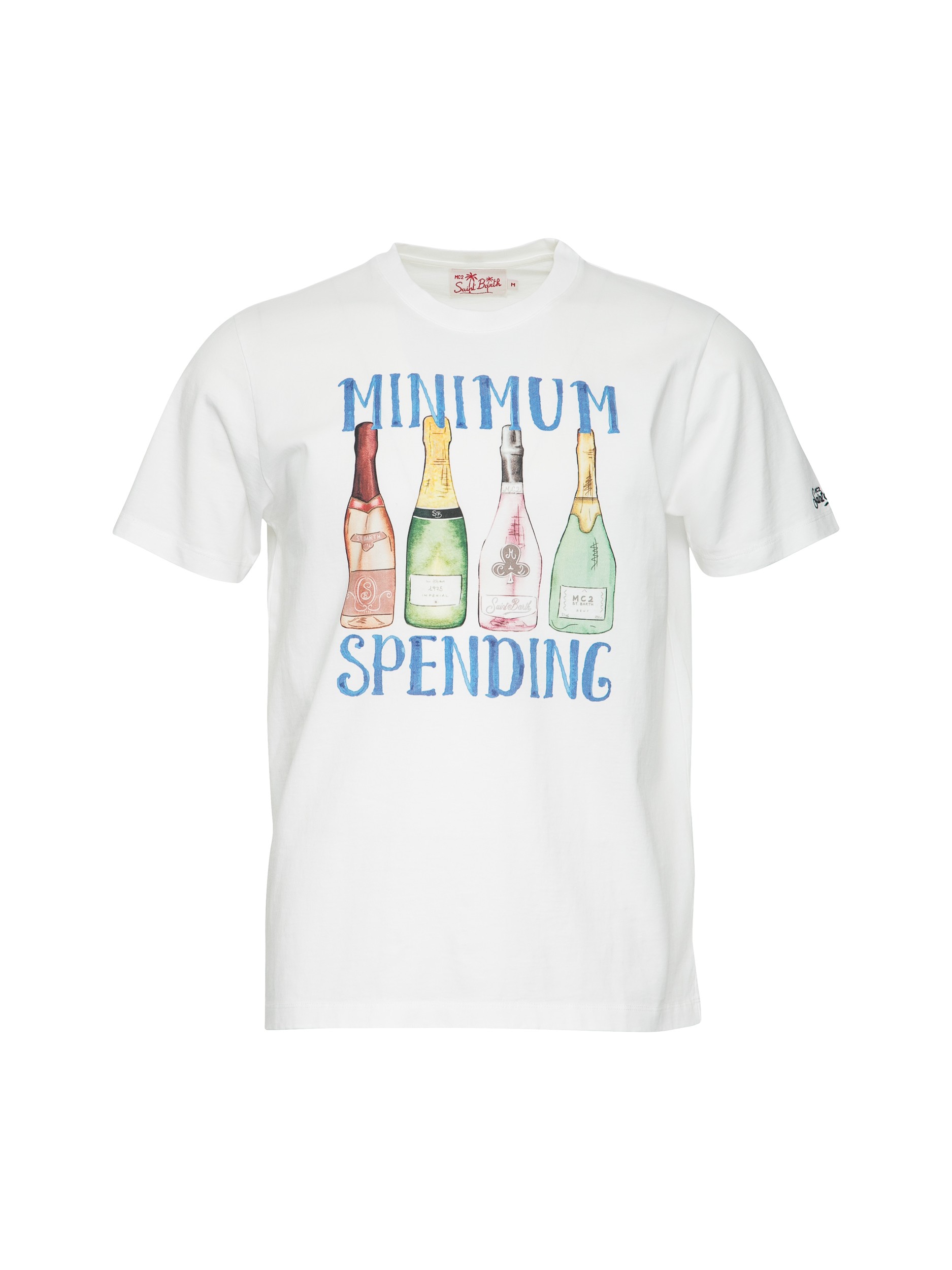 

Футболка мужская MC2 Saint Barth TSHM001 белая 50 RU, TSHM001