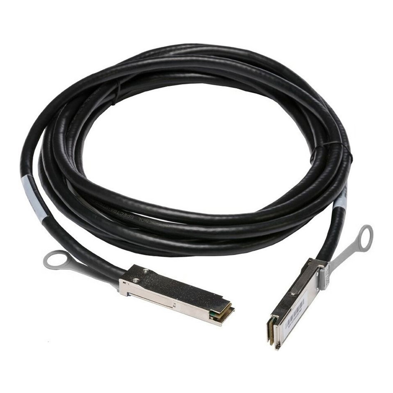 Кабель Fibertrade SFP+ - SFP+ вилка-вилка 1м (FT-SFP28-CabP-AWG30-1_MLX) черный