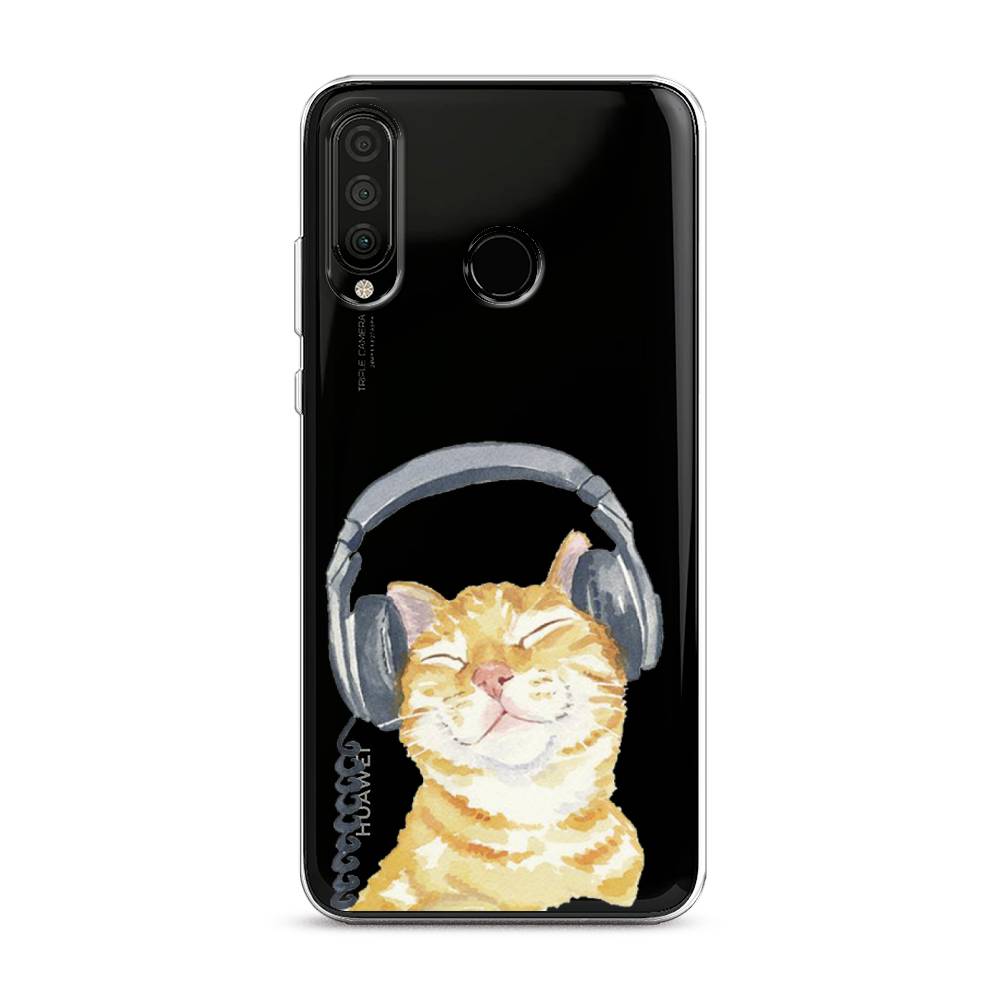 

Чехол Awog "Кот меломан" для Honor 20 Lite 2020