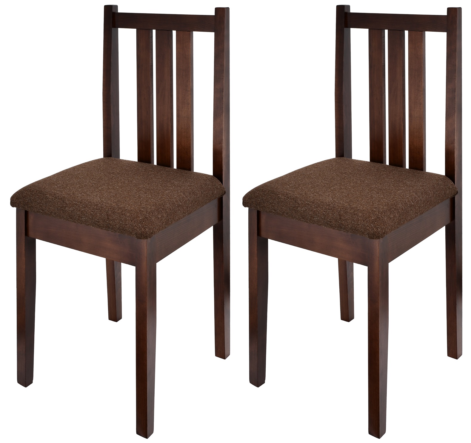фото Комплект (2шт) обеденных стульев kett-up eco нильс, деревянный, орех