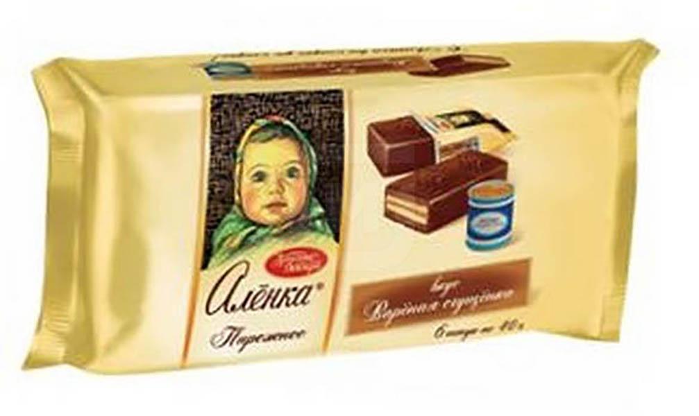 

Пирожное Аленка бисквитное со вкусом вареной сгущенки 240 г