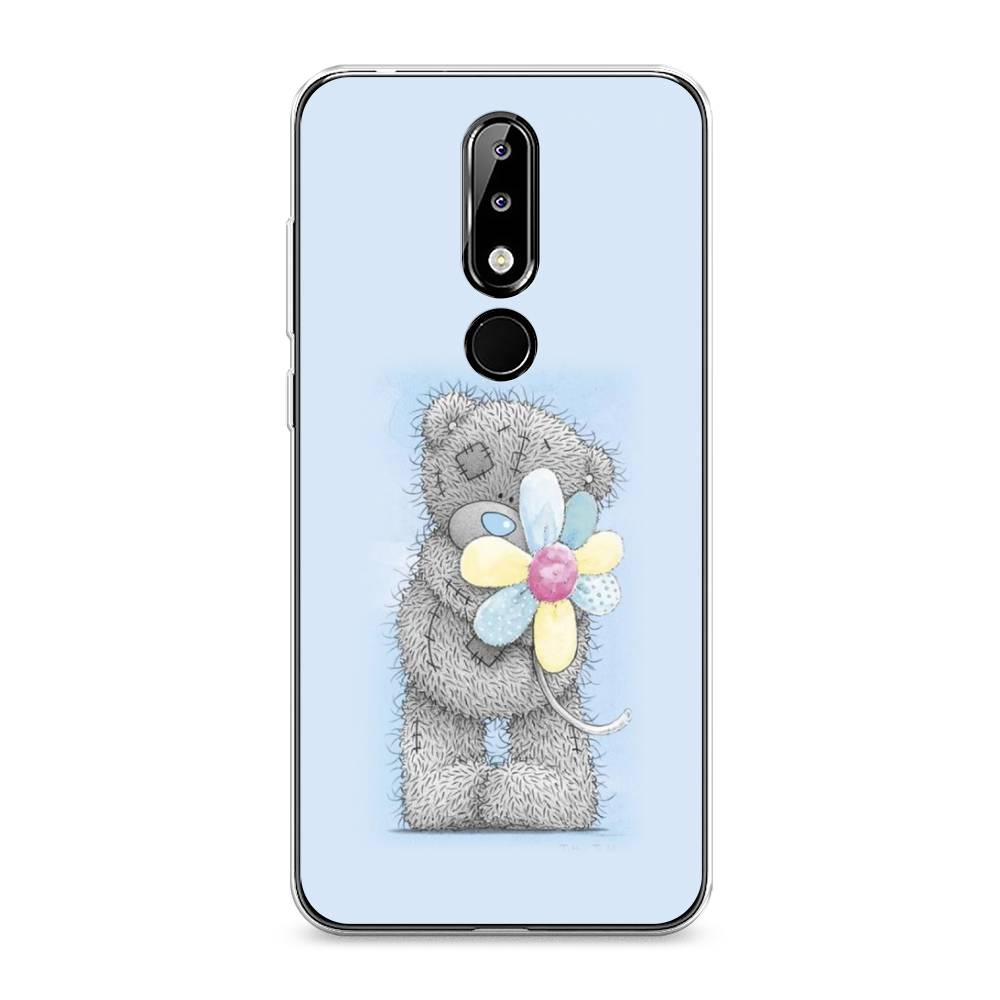 

Чехол Awog на Nokia 5.1 Plus (X5) / Нокиа 5.1 Plus (X5) "Me to you с ромашкой", Голубой;серый;желтый, 121950-2