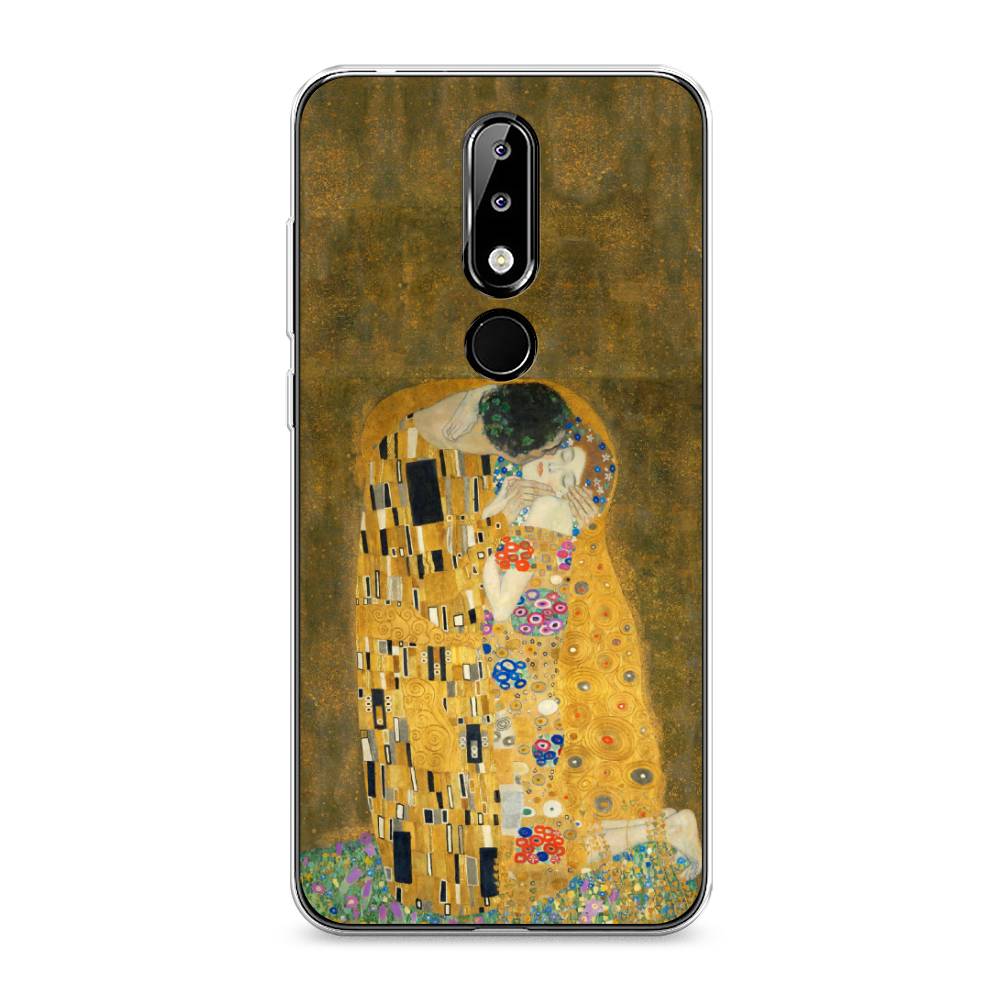 

Чехол Awog на Nokia 5.1 Plus (X5) / Нокиа 5.1 Plus (X5) "Поцелуй Гюстава Климта", Желтый;коричневый, 121950-9