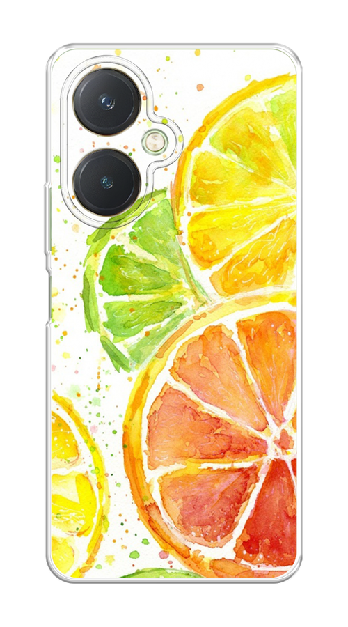 

Чехол на Vivo Y27 4G "Цитрусовые", Белый;желтый;красный;зеленый, 269150-1