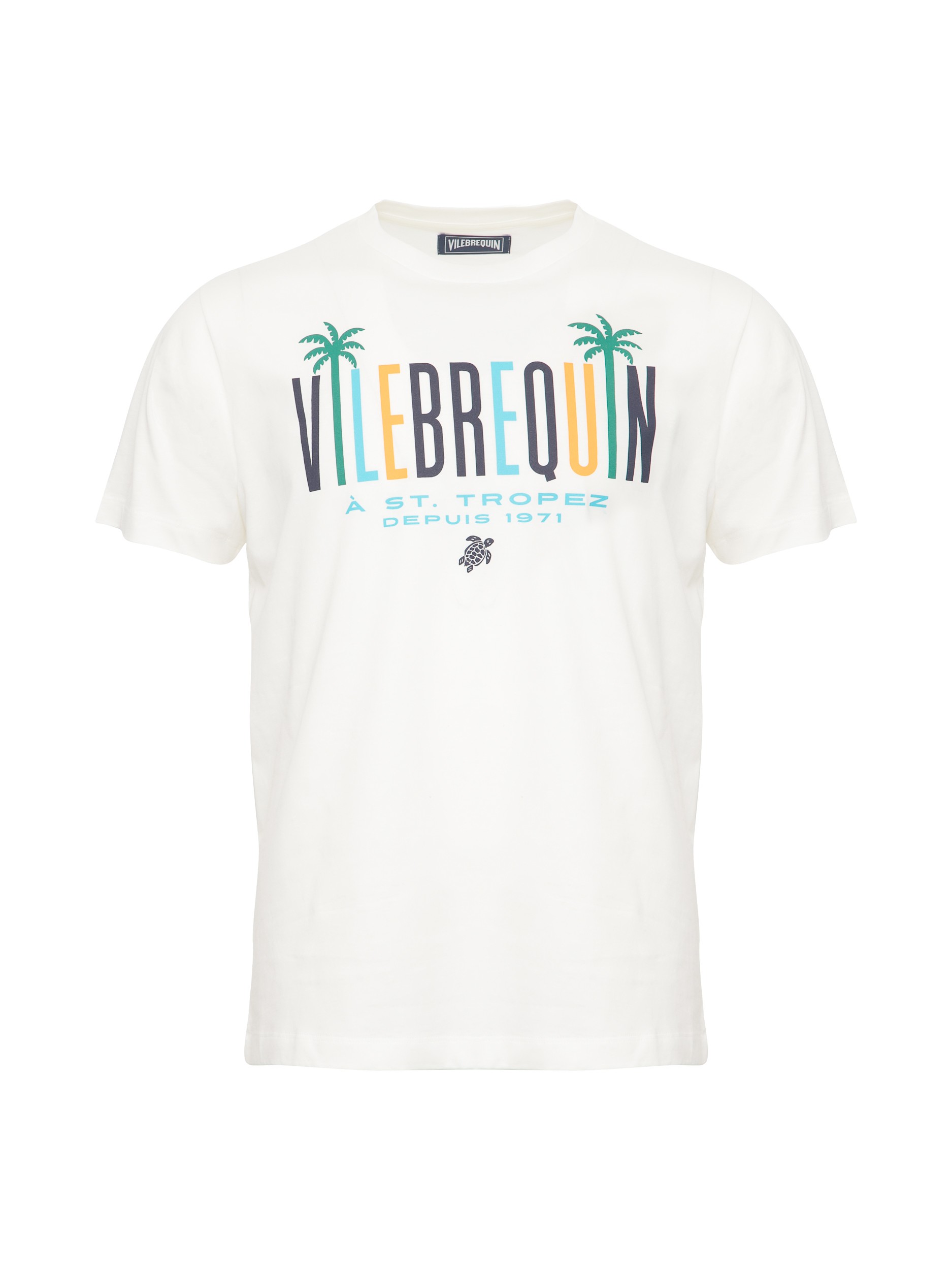 

Футболка мужская Vilebrequin VBMTS0007V18_02658 белая 56 RU, VBMTS0007V18_02658