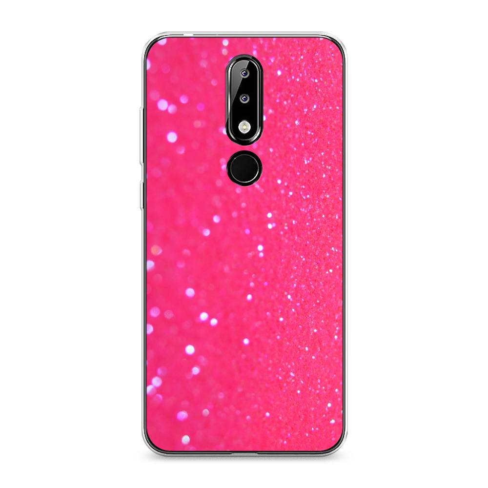 

Чехол Awog "Малиновые блестки рисунок" для Nokia 5.1 Plus (X5)