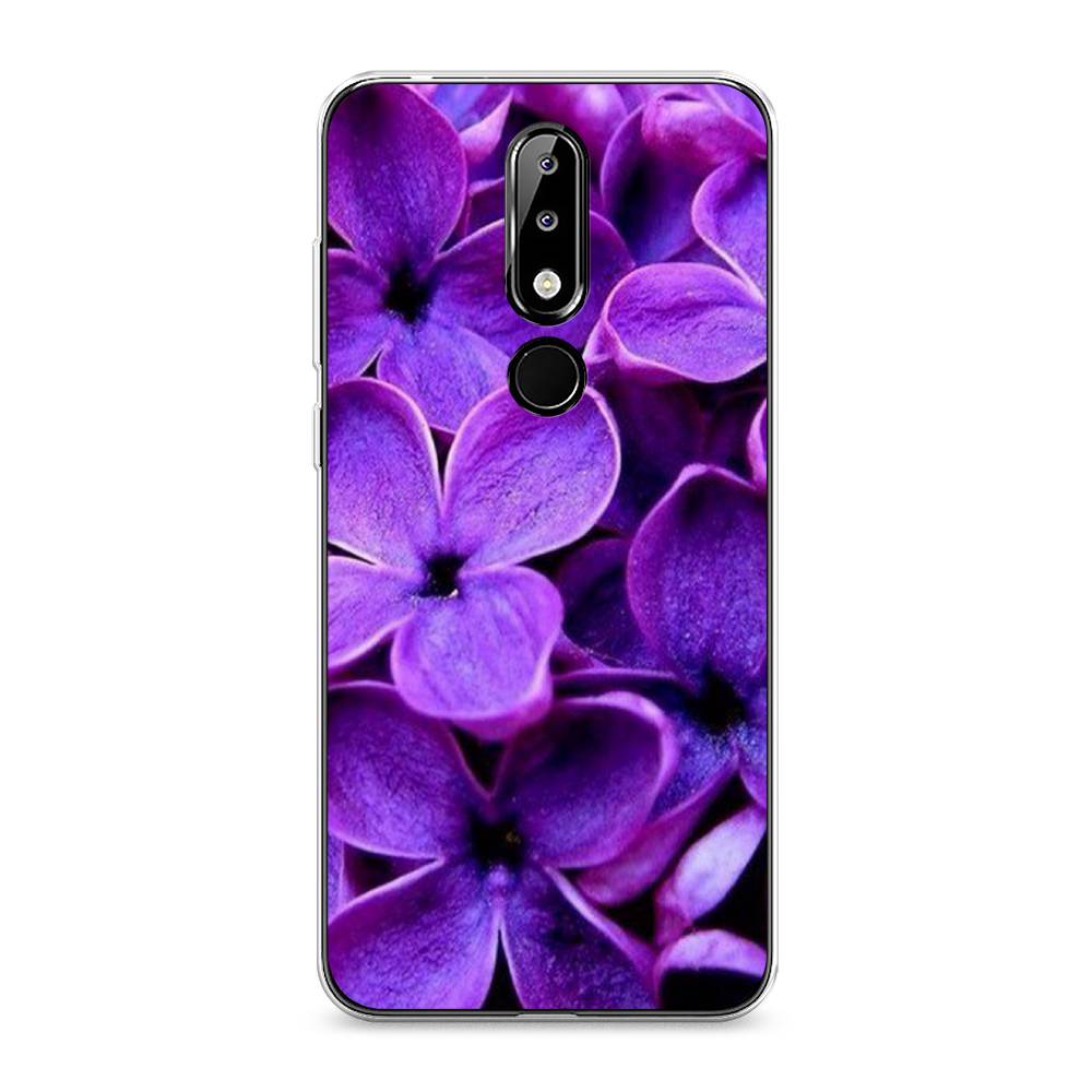 

Чехол Awog на Nokia 5.1 Plus (X5) / Нокиа 5.1 Plus (X5) "Сирень крупная", 121950-8