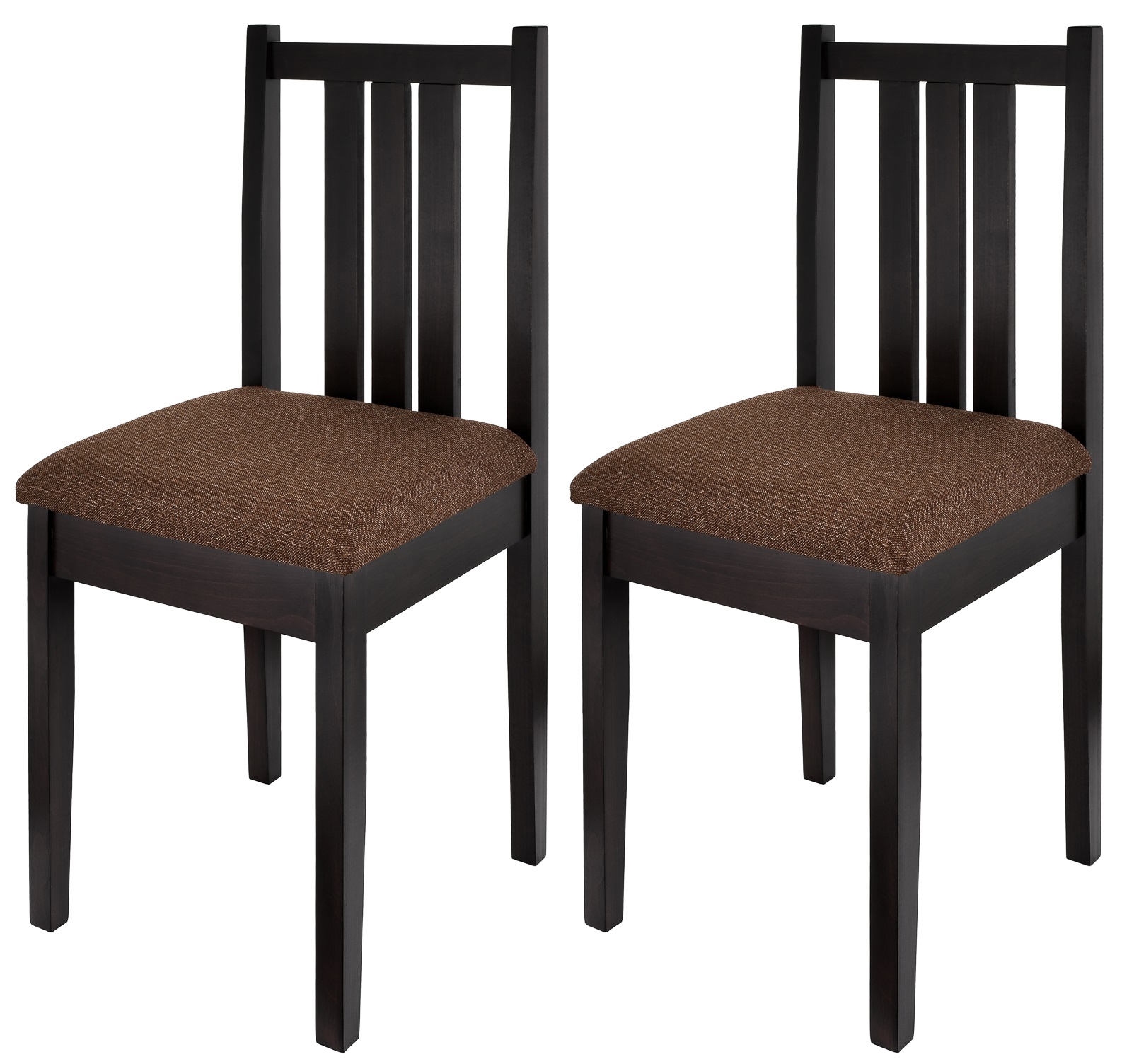 фото Комплект (2шт) обеденных стульев kett-up eco нильс, деревянный, венге