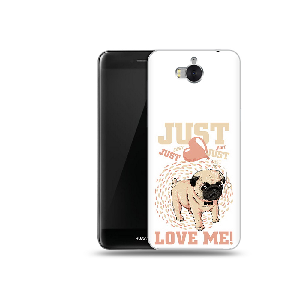 

Чехол MyPads Tocco для Huawei Y5 Люби меня (PT91582.58.109), Прозрачный, Tocco