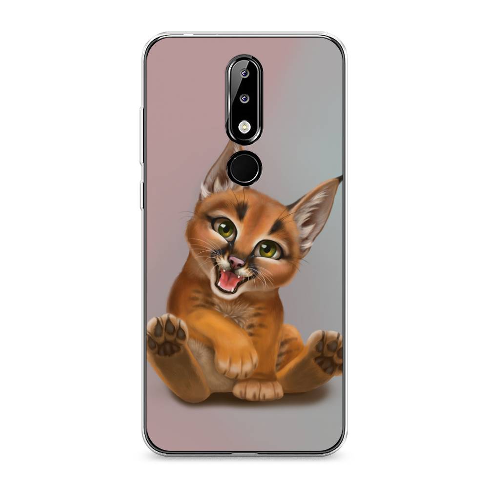 

Чехол Awog на Nokia 5.1 Plus (X5) / Нокиа 5.1 Plus (X5) "Малыш рыси", Оранжевый;серый, 121950-1
