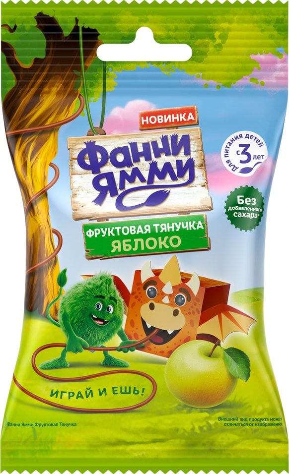 

Тянучка Фанни Ямми яблоко 15 г