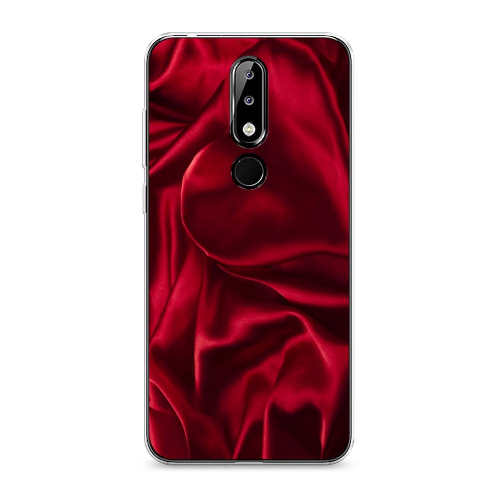 

Чехол Awog на Nokia 5.1 Plus (X5) / Нокиа 5.1 Plus (X5) "Текстура красный шелк", 121950-3