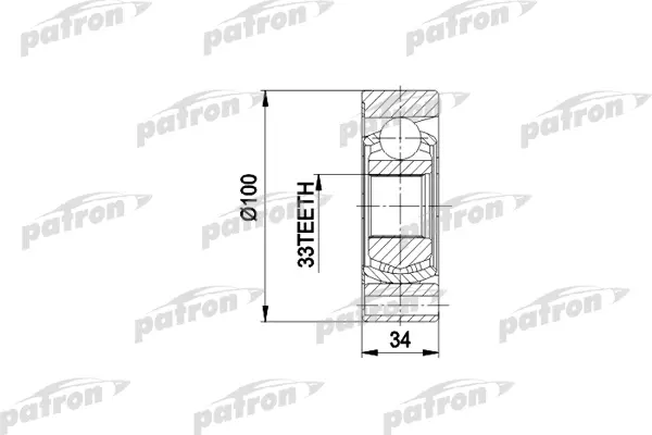 

ШРУС PATRON PCV3010