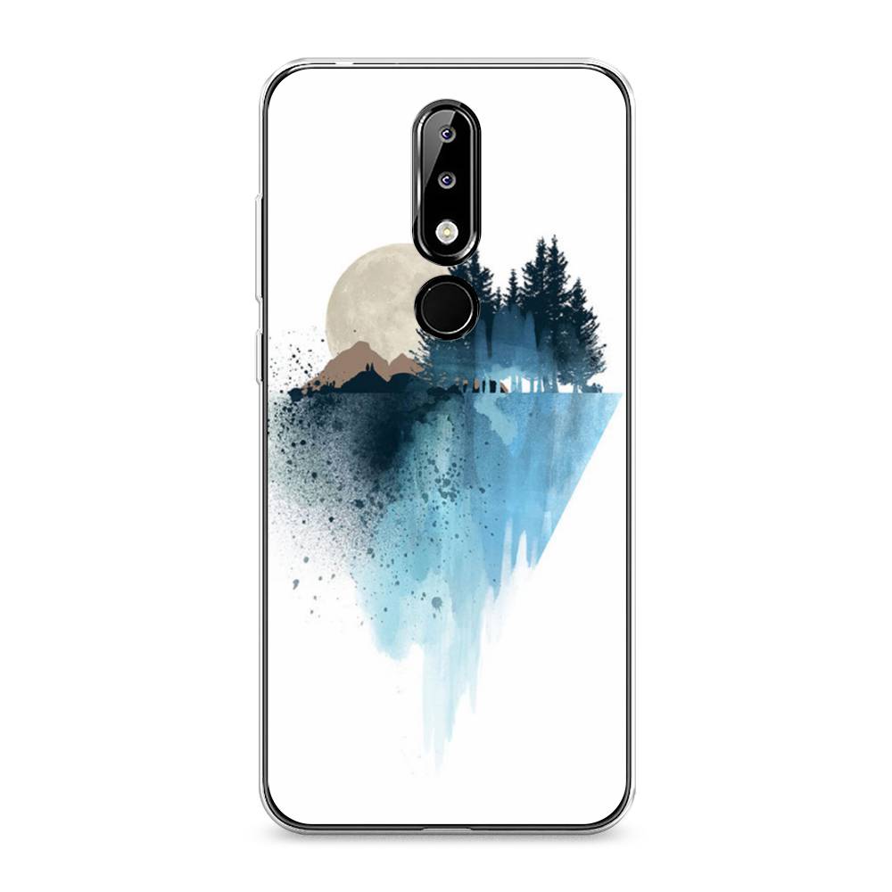 

Чехол Awog на Nokia 5.1 Plus (X5) / Нокиа 5.1 Plus (X5) "Горы 5", Голубой, 121950-4