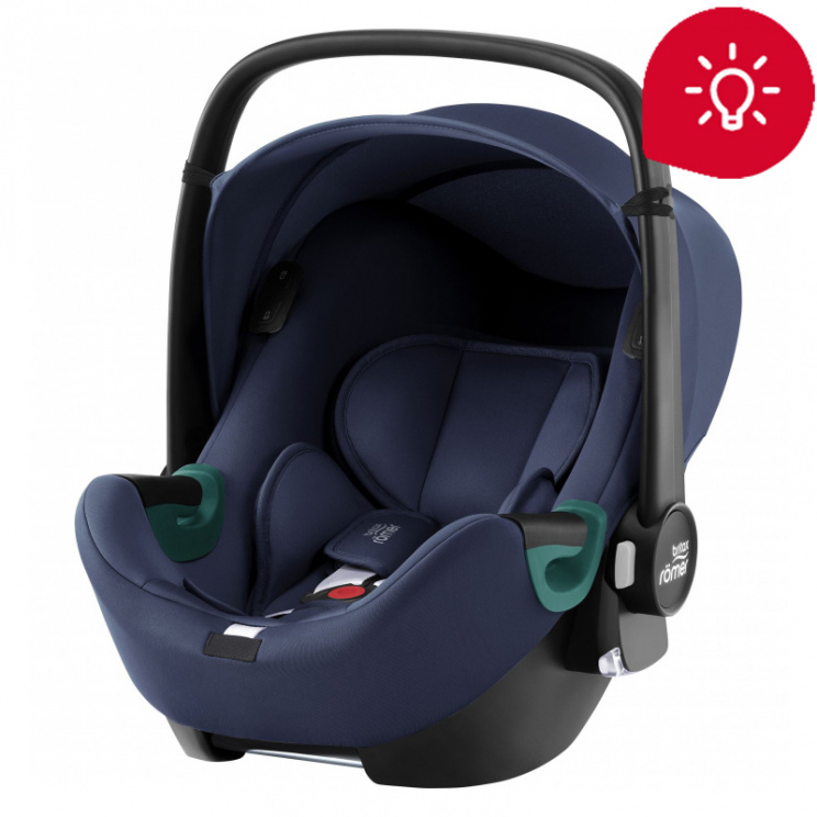 фото Автокресло britax roemer baby-safe isense гр. 0+ indigo blue