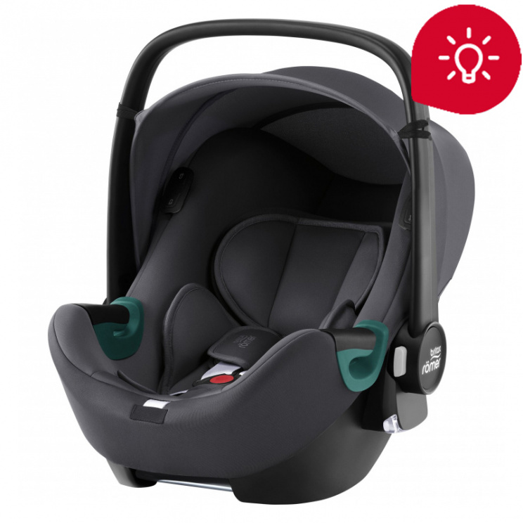 фото Автокресло britax roemer baby-safe isense гр. 0+ midnight grey