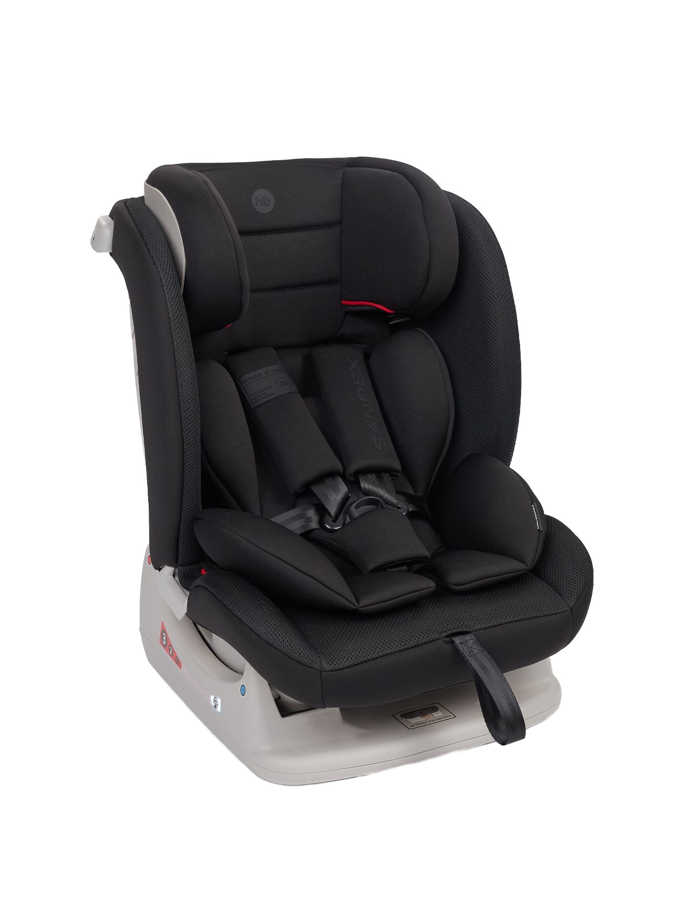 

Автокресло Happy Baby SANDEX гр. 0+/1/2/3 black 4690624051531, Черный