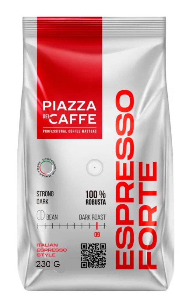 

Кофе Piazza del Caffe Espresso Forte робуста в зернах 230 г