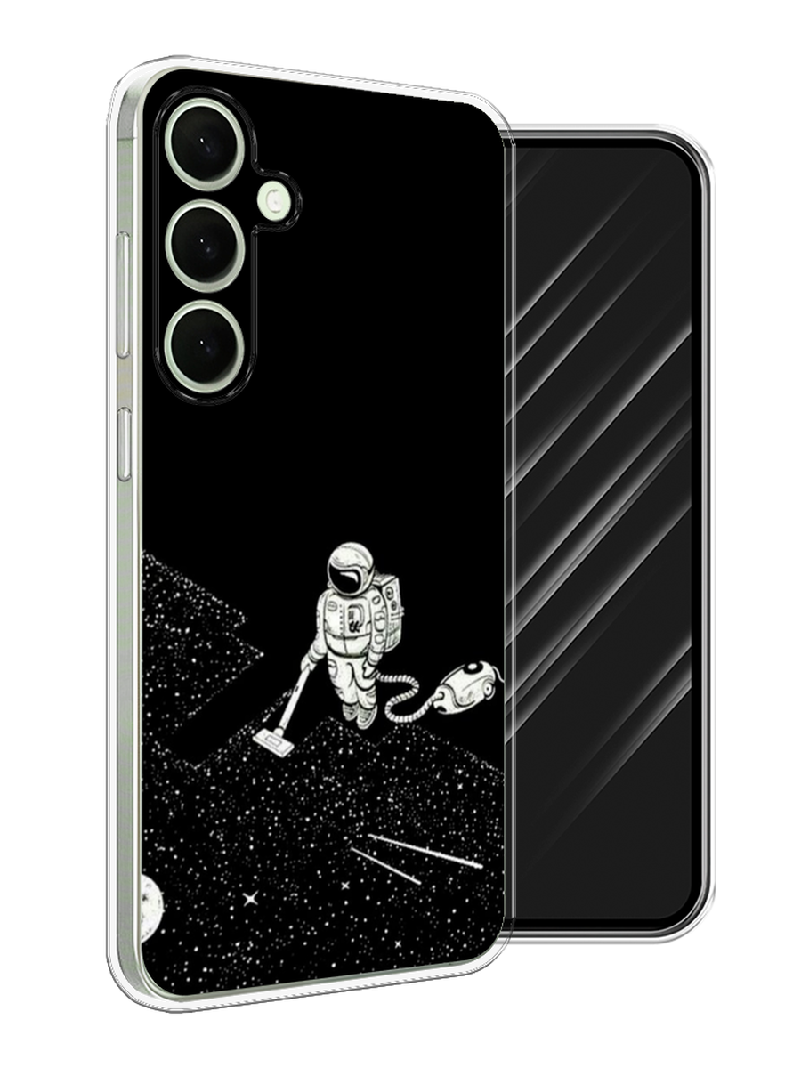 

Чехол Awog на Samsung Galaxy S25 Plus "Космонавт с пылесосом", Белый, 2110450-1