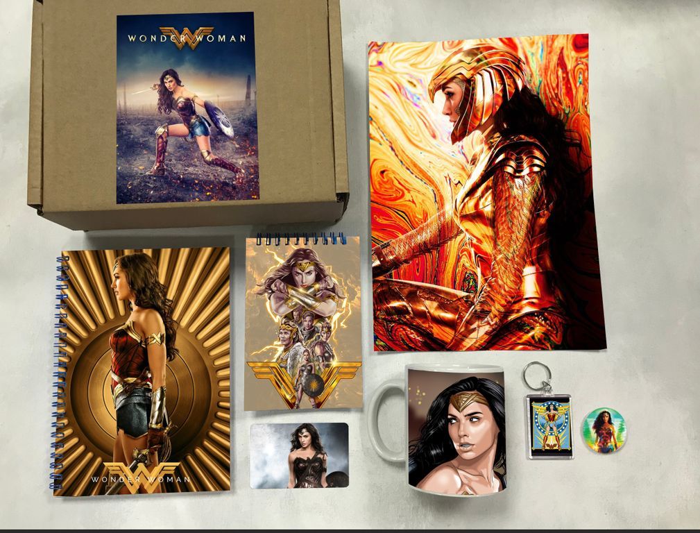 

Бокс с подарком Чудо Женщина, Wonder Woman - 6, 53464780-1, 7 предметов