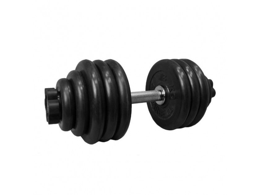 Разборная гантель MB Barbell MB-FdbM51 1 x 44 кг, черный