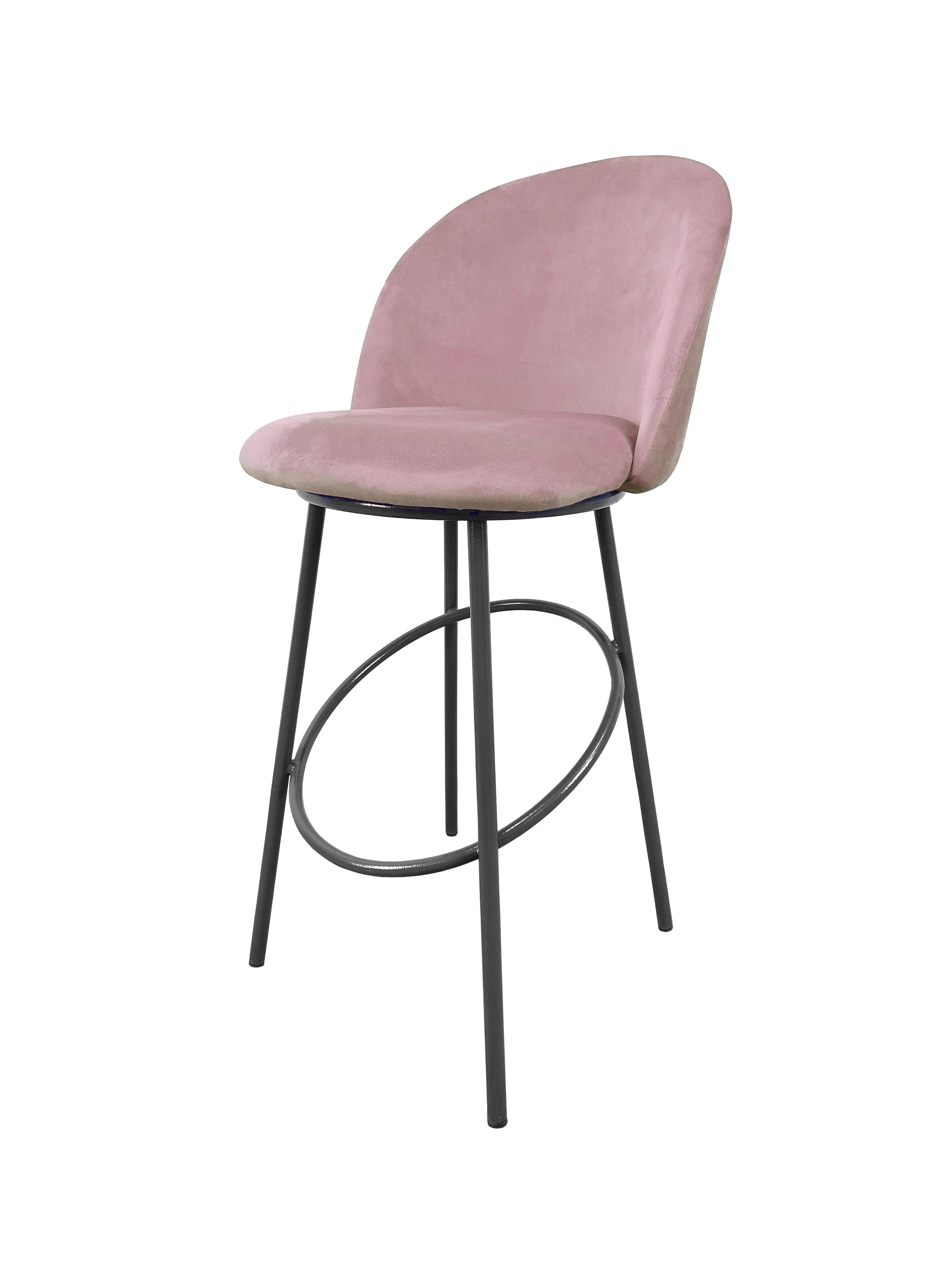 Стул M-GROUP Полубарный пудровый серые ножки 5560₽