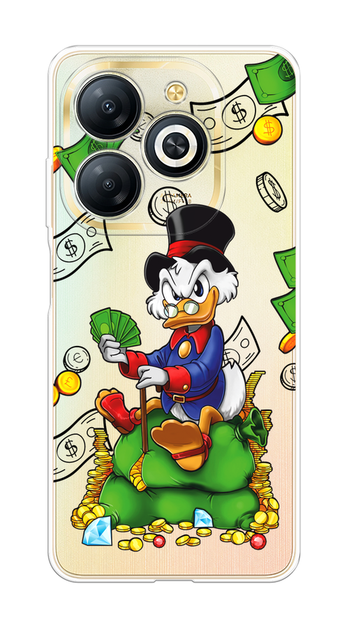 

Чехол на Infinix Smart 8 Plus "Scrooge Richness", Черный;синий;зеленый, 3105550-1