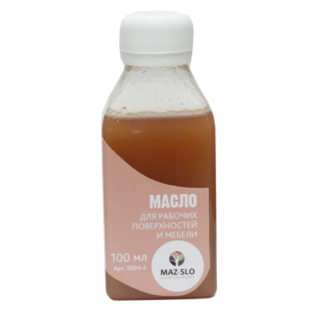 фото Maz-slo масло для рабочих поверхностей и мебели, цвет «снег», 100 мл 8076908 nobrand