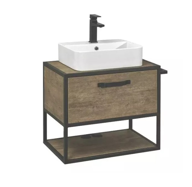 

Тумба с раковиной Aquaton со столешницей 1A2423K2LTDY0, Коричневый