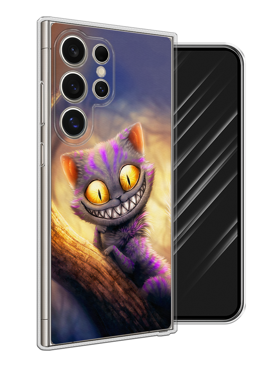

Чехол Awog на Samsung Galaxy S25 Ultra "Cheshire Cat", Фиолетовый;желтый, 2110550-1
