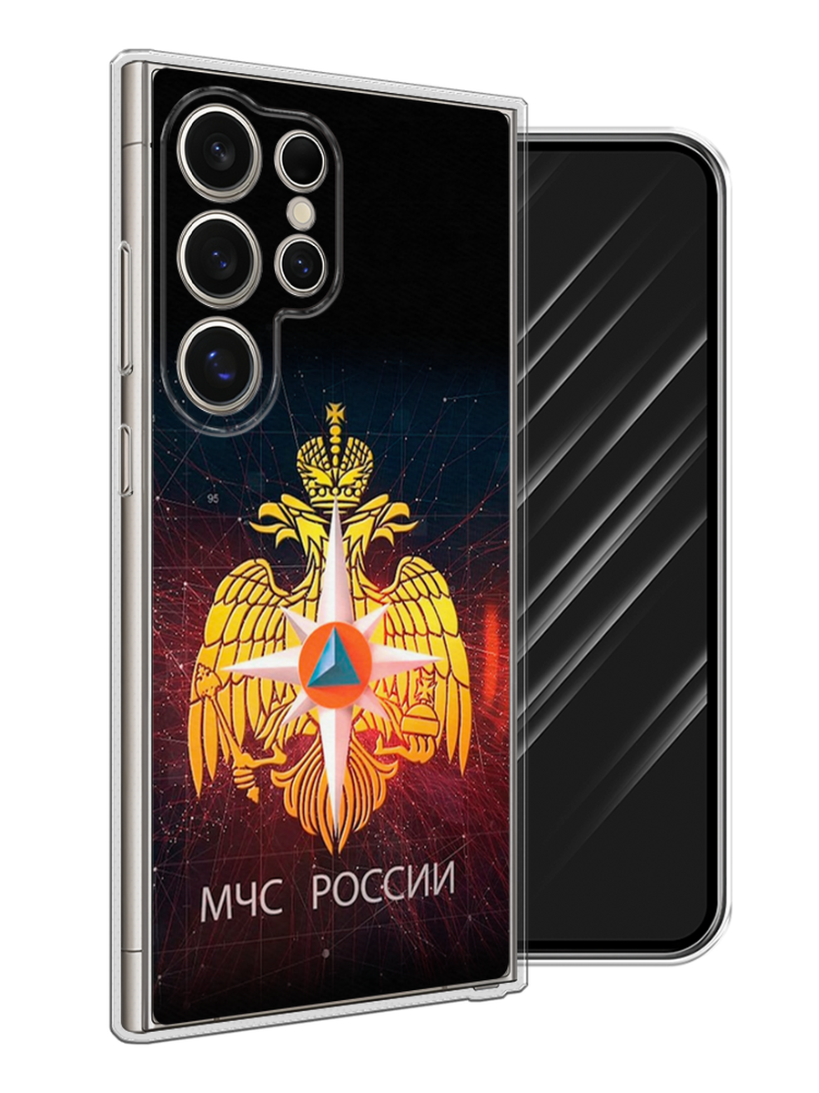 

Чехол Awog на Samsung Galaxy S25 Ultra "МЧС России", Черный;желтый;красный, 2110550-1