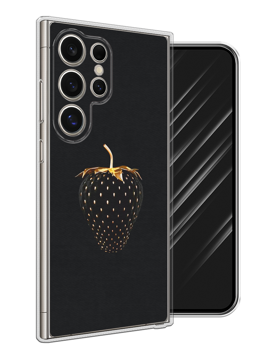 

Чехол Awog на Samsung Galaxy S25 Ultra "Черно-золотая клубника", Черный;золотистый, 2110550-1