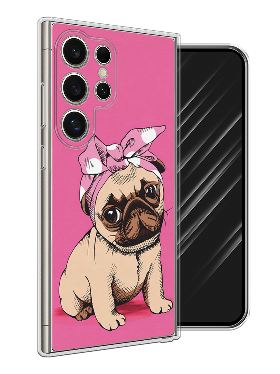 

Чехол Awog на Samsung Galaxy S25 Ultra "Dog Pin-Up", Розовый;бежевый, 2110550-1