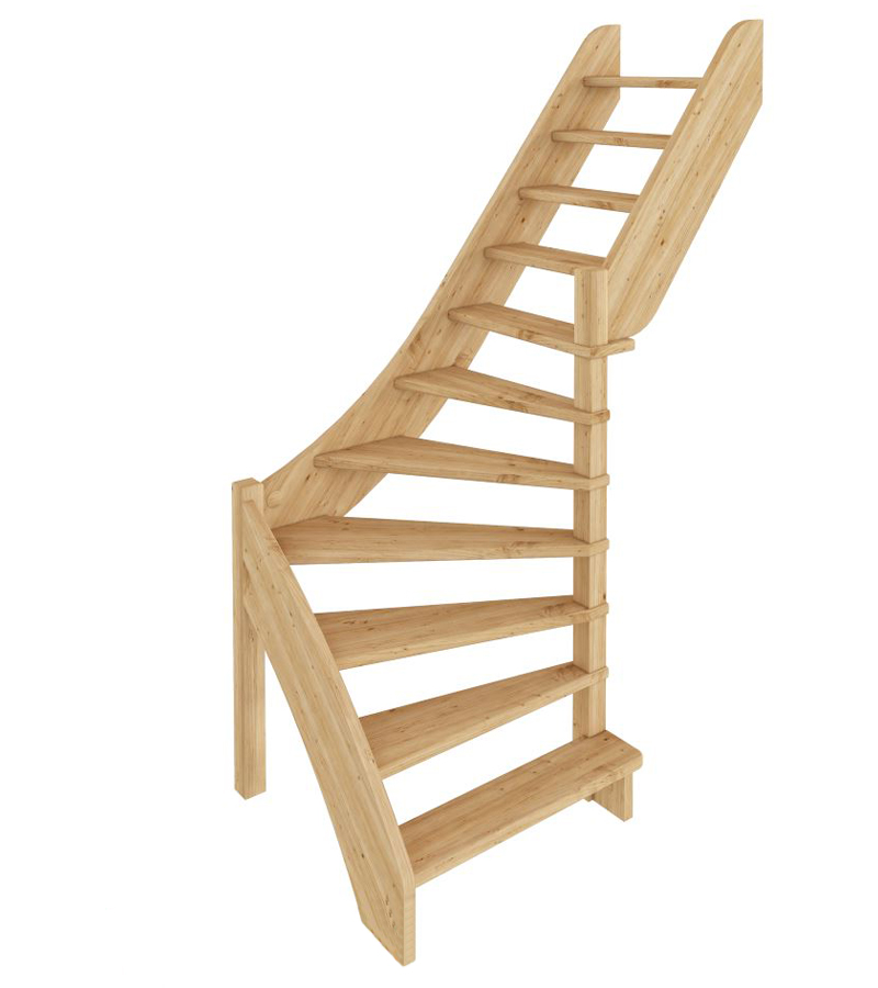 

Лестница Profi Hobby ЛС-92м Правая, сосна (3 уп), под покраску, Бежевый, ЛС-92м