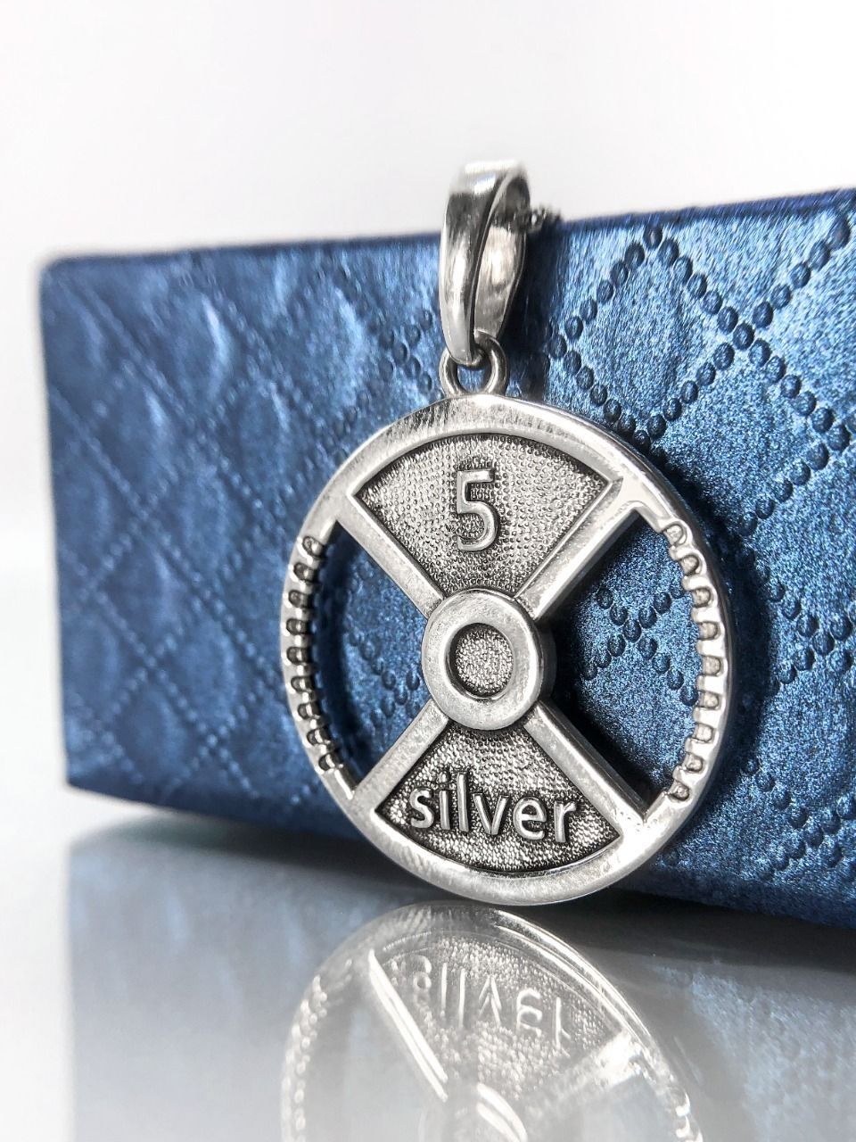 

Подвеска из серебра Mood&Spur MS Jewellery Блин для штанги, Блин для штанги
